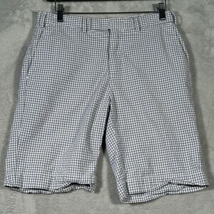 Ralph‎ Lauren Shorts Mens 30 Blue Seersucker Gingham Check Plaid Vintage
